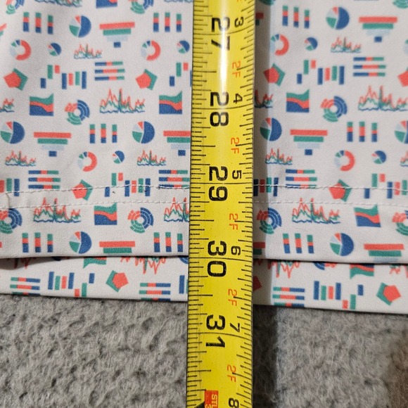 Men's Rhoback The VLookup Charts and Graphs Short Sleeve Performance Polo Large - Picture 5 of 10